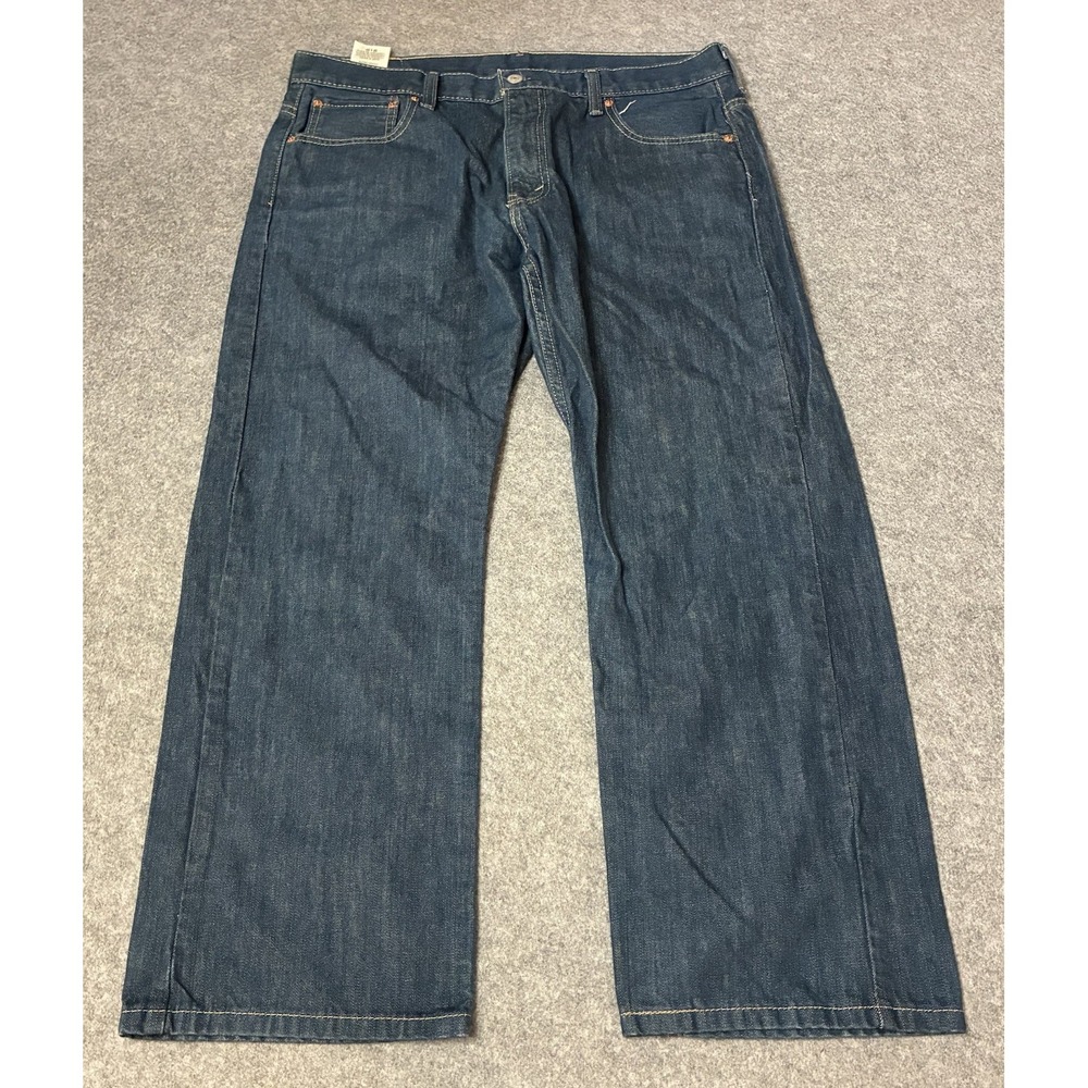 Levis 569 Jeans Mens 36x32 (Fit 36x28) Blue Loose Straight Baggy Skater Y2K Fade